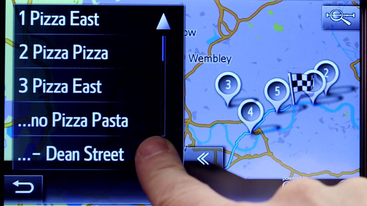 Toyota Touch2 - How to search online using Google Street View & Panoramio