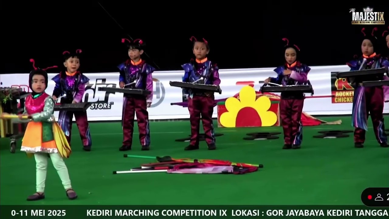 RA Perwanida Blitar: Kediri Marching Competition IX 2025 (Kebun Kupuku) Part 1 Gita Pesona Children