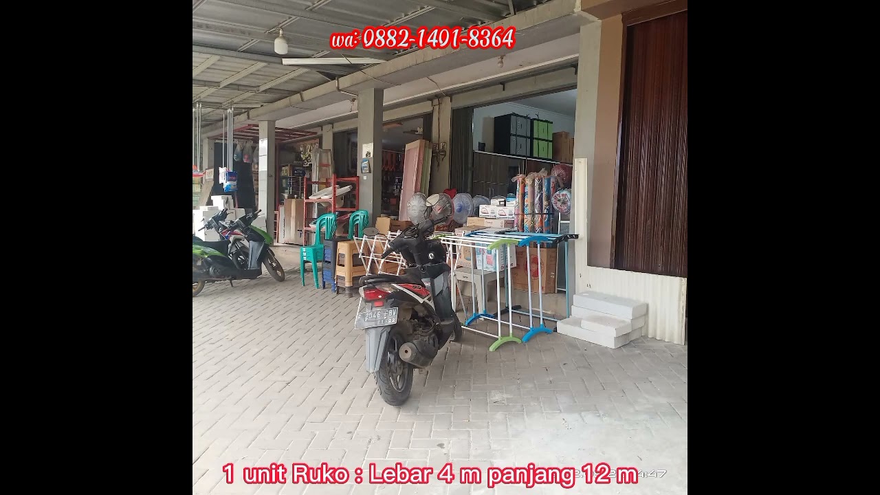 Dijual Ruko Gandeng 3 unit, 1,2 M per unit, sangat strategis 