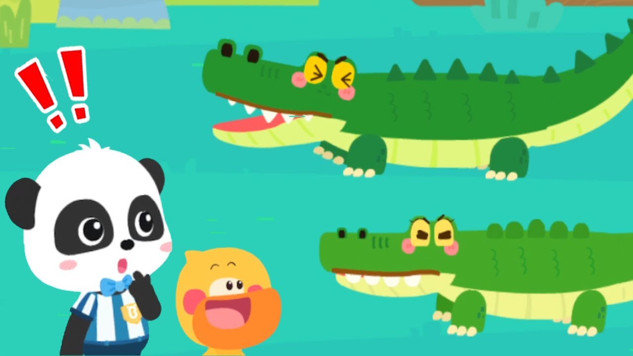 Kiki and Quacky's Adventures #26 - Join Kiki & Quacky to Help Crocodile Family - Babybus Game
