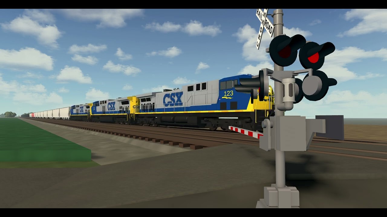 csx hopper train shave and a haircut