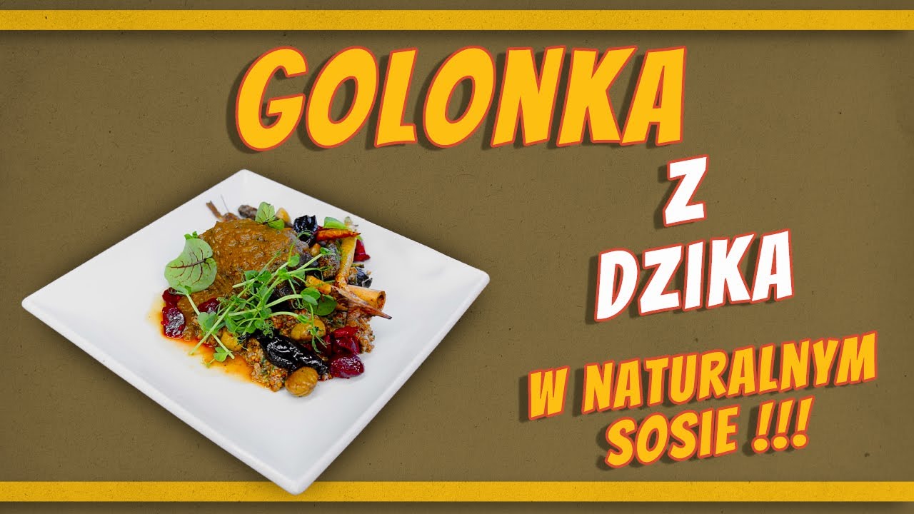 Kulinarne Piątki Odc.3 - PYSZNA Golonka z Dzika🍖 w WYJĄTKOWYM sosie bez zagęszczaczy❗️