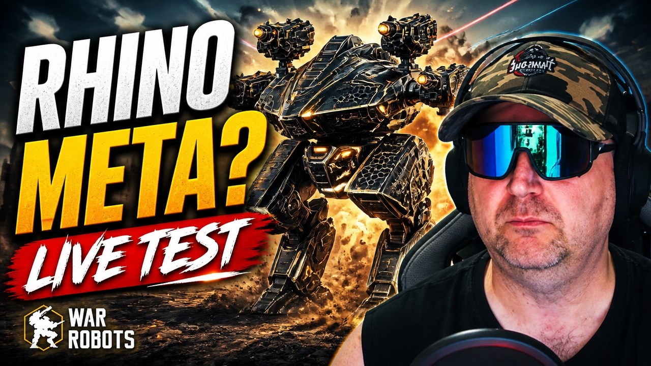 IS THE ULTIMATE RHINO THE NEW META? 🦏 LIVE TEST & BUILD! [  WAR ROBOT ] TANK ONE