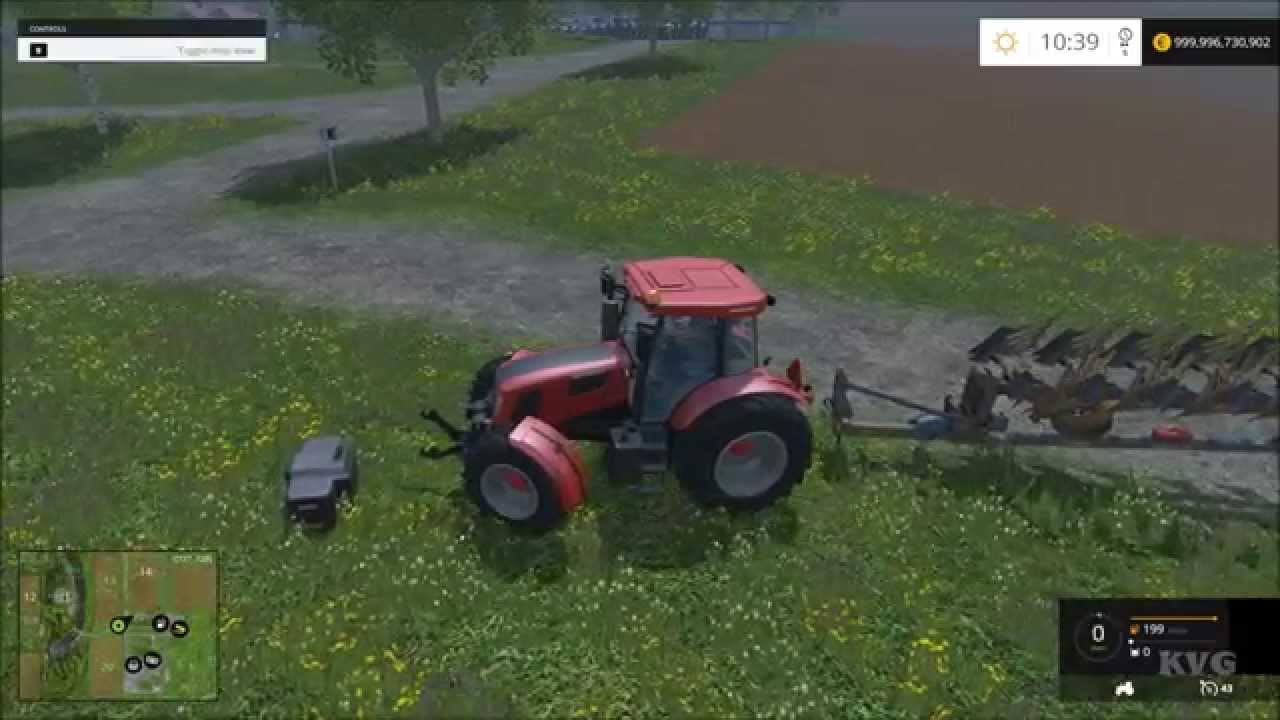 Farming Simulator 15 - Ursus 15014 Tractor Gameplay (PC HD) [1080p]