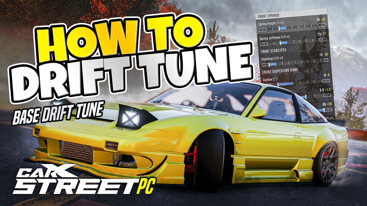 ПРИГОТОВЬТЕСЬ к дрифту как профессионал в CarX Street с моим базовым дрифт-тюнингом