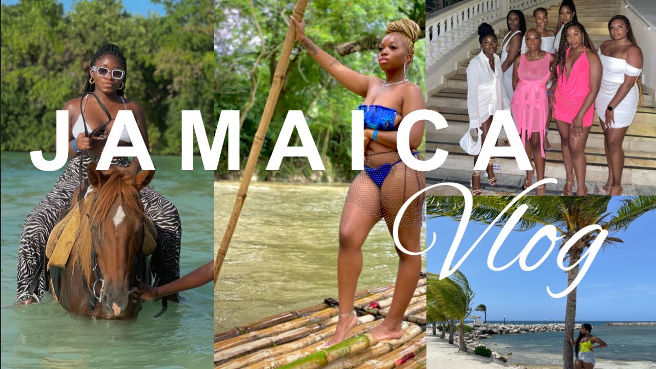 JAMAICA VLOG 🇯🇲| BIRTHDAY TRIP| HORSEBACK RIDING AND RIVER RAFTING| BAHIA PRINCIPE GRAND| We Chill