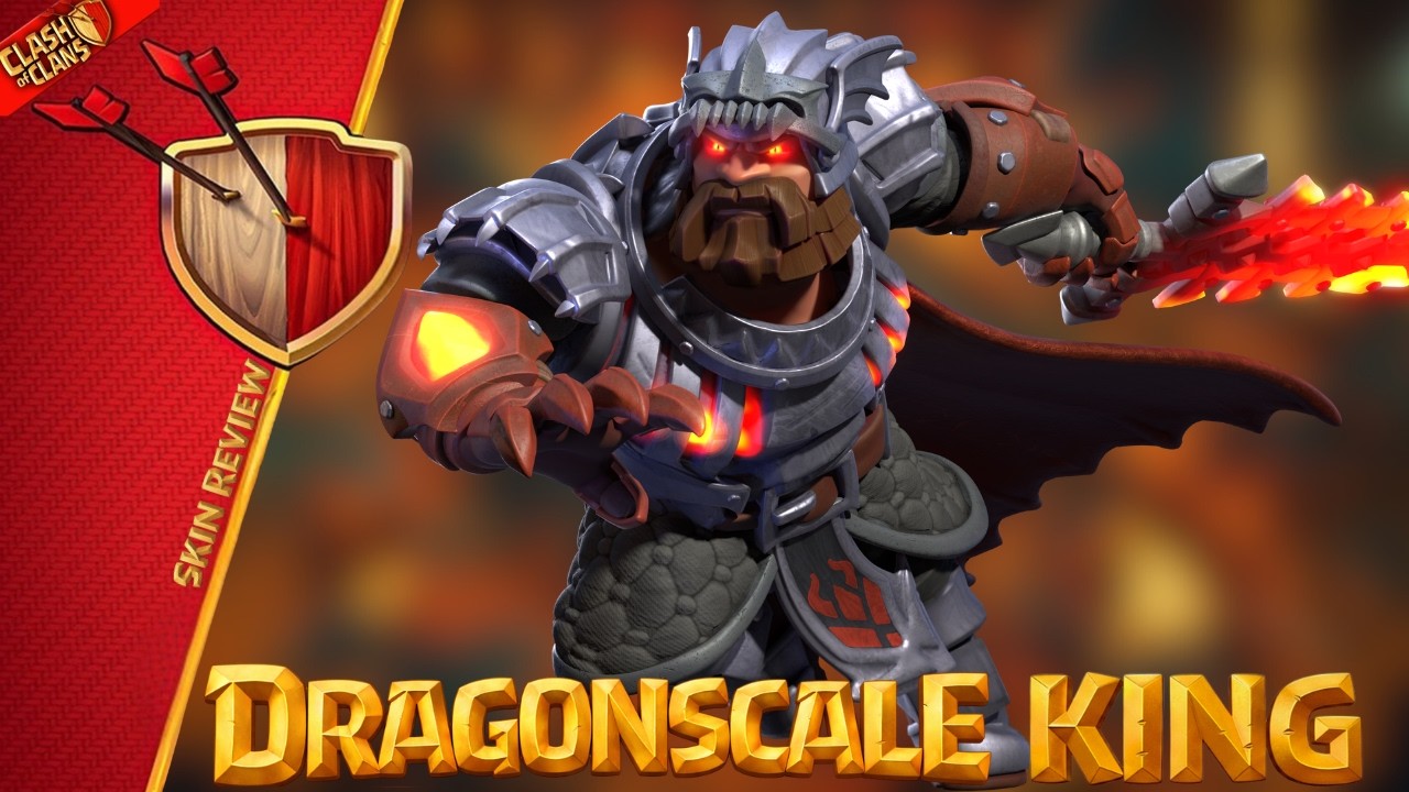 🔥Dragonscale King Skin Review | March 2026 | Clash of Clans | Clashflict 👑