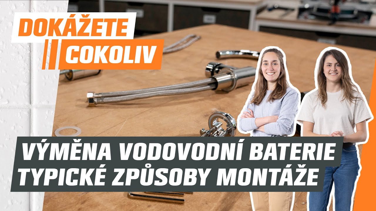 Výměna vodovodní baterie – představení typických způsobů montáže | OBI