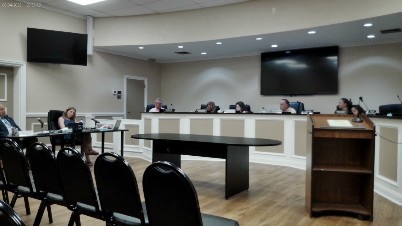 JUNE 4, 2025, Town Council Meeting #7