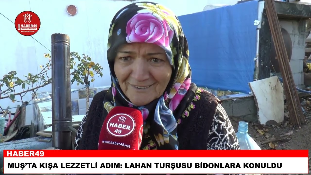 Muş'ta lahana turşusu ve çorti geleneği sürüyor