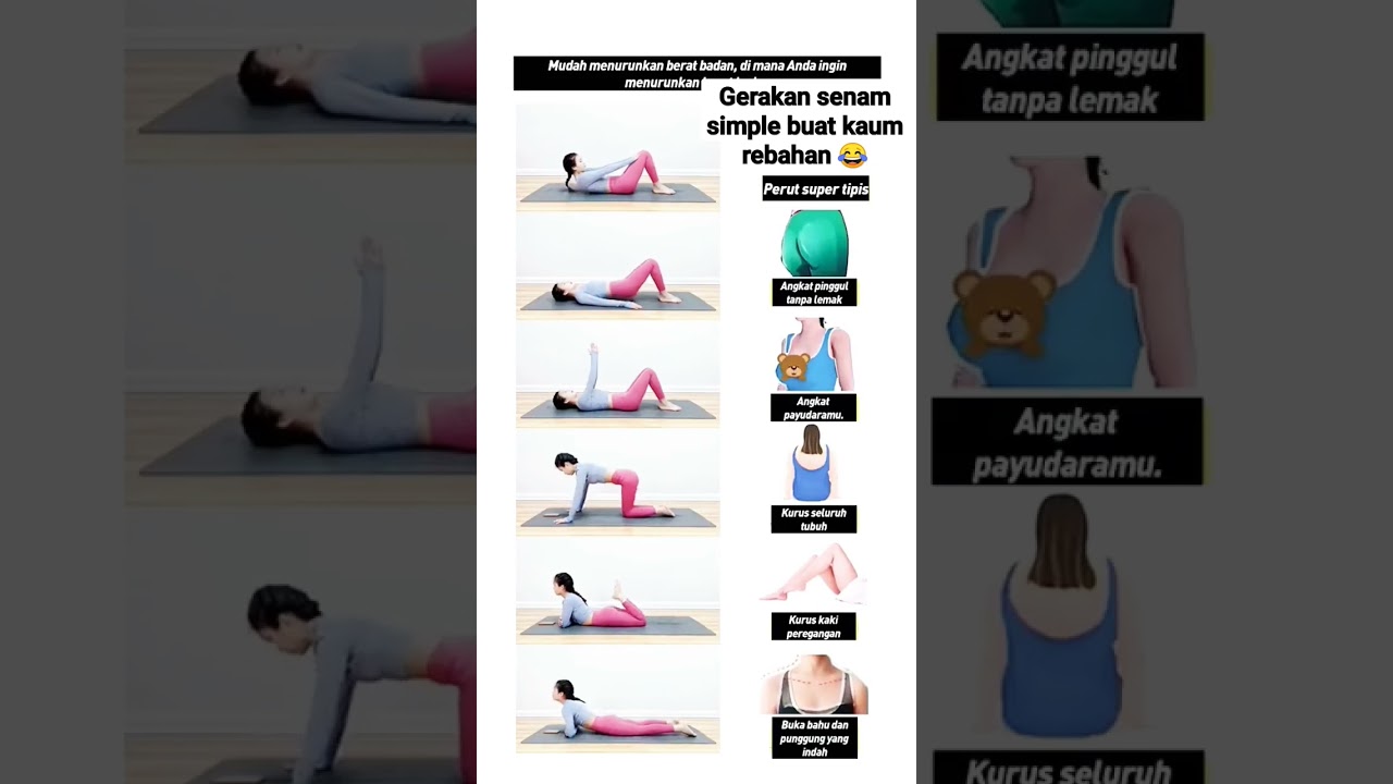Senam simpel untuk mengecilkan perut 