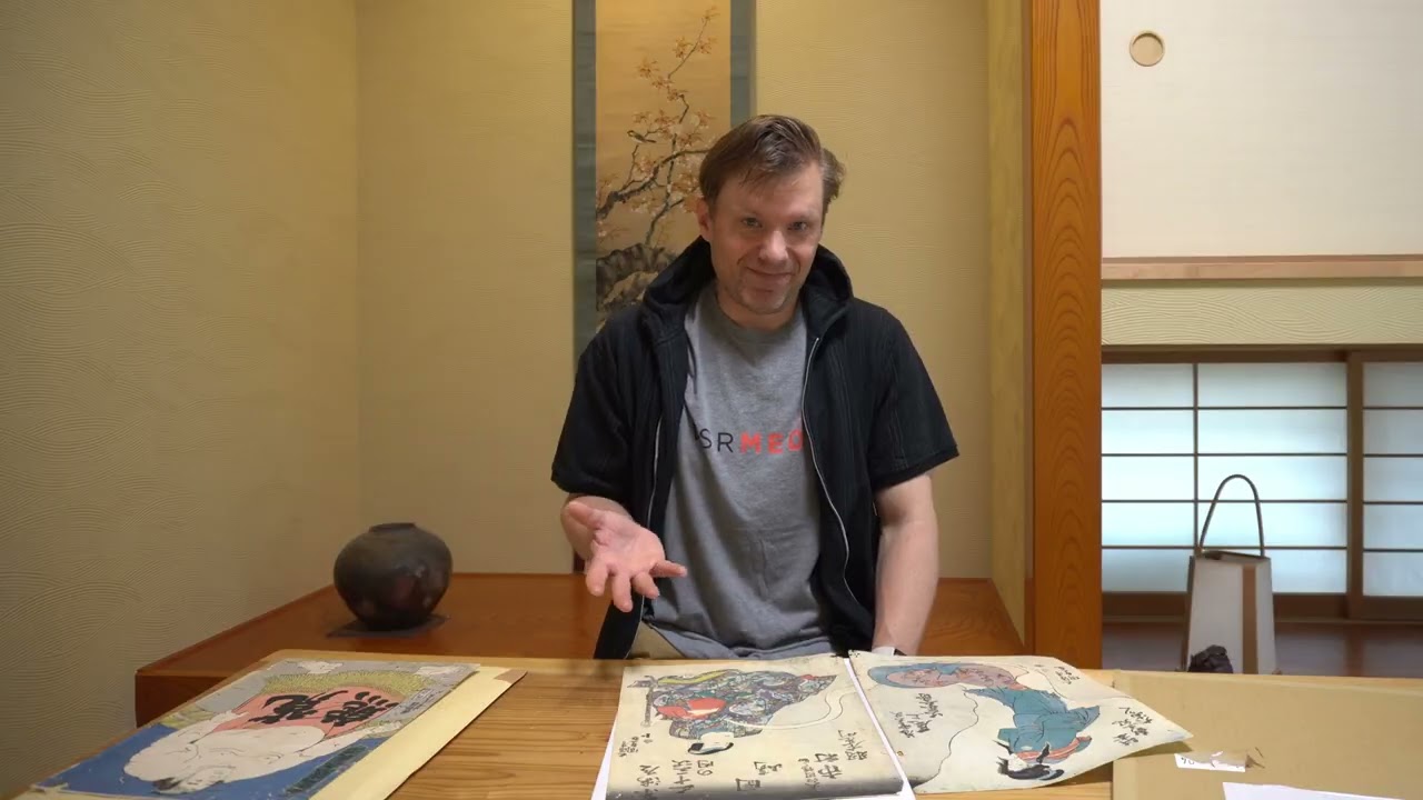 Unboxing newly acquired Ukiyoe Japanese Woodblock Prints #japan #japaneseculture #japaneseart