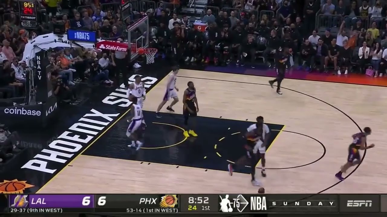 LeBron goes three straight possessions without getting back on defense, asks Vogel to call a timeout