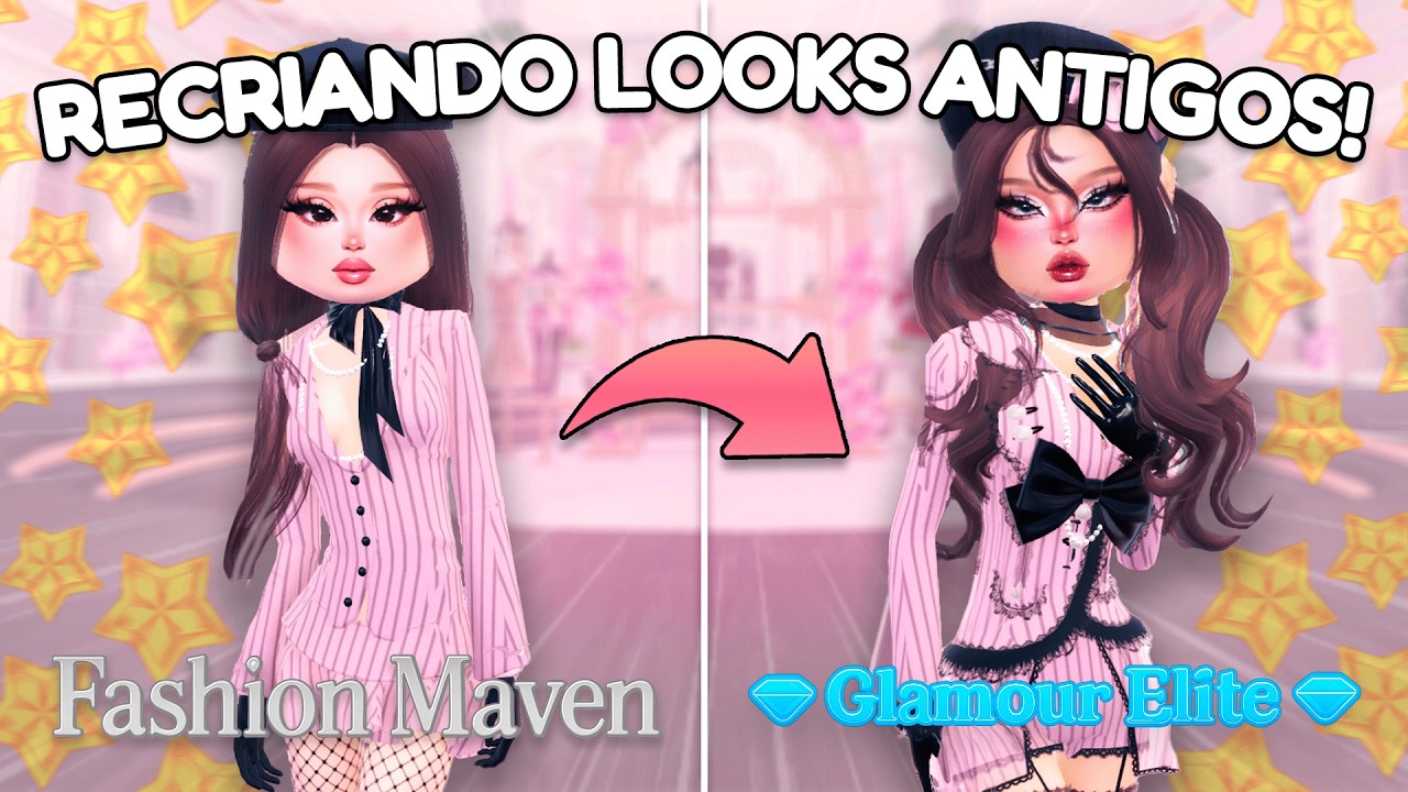 Recriando meus LOOKS ANTIGOS no DRESS TO IMPRESS!