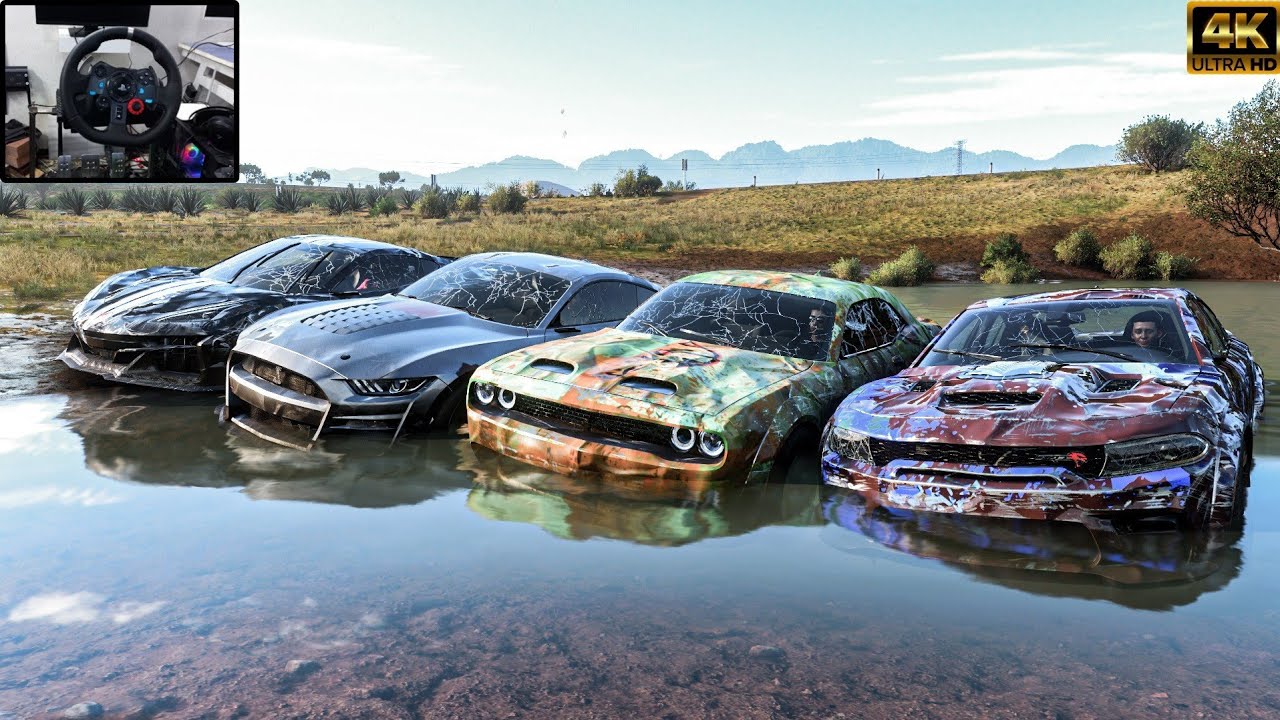 Rebuilding Dodge Charger SRT Redeye & Challenger & Mustang Shelby & Corvette E-Ray Forza Horizon 5