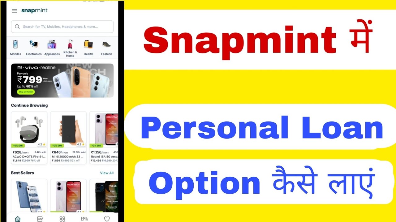 Snapmint personal loan option not showing: How to fix it