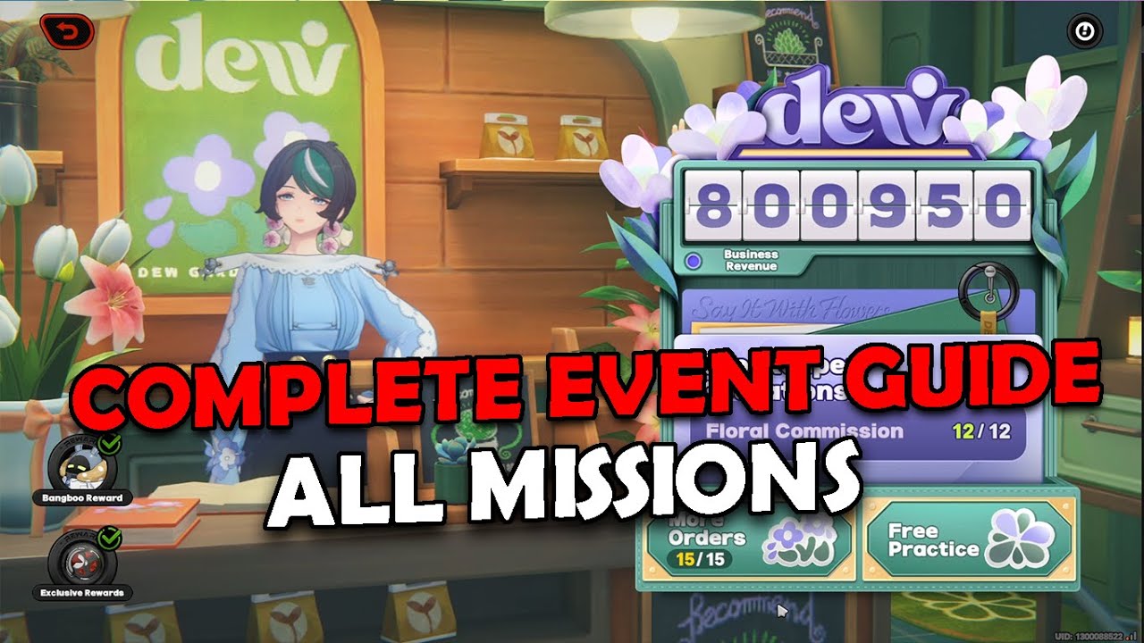 ZZZ Say it With Flowers Complete Event Guide ALL COMMISSIONS | Zenless Zone Zero