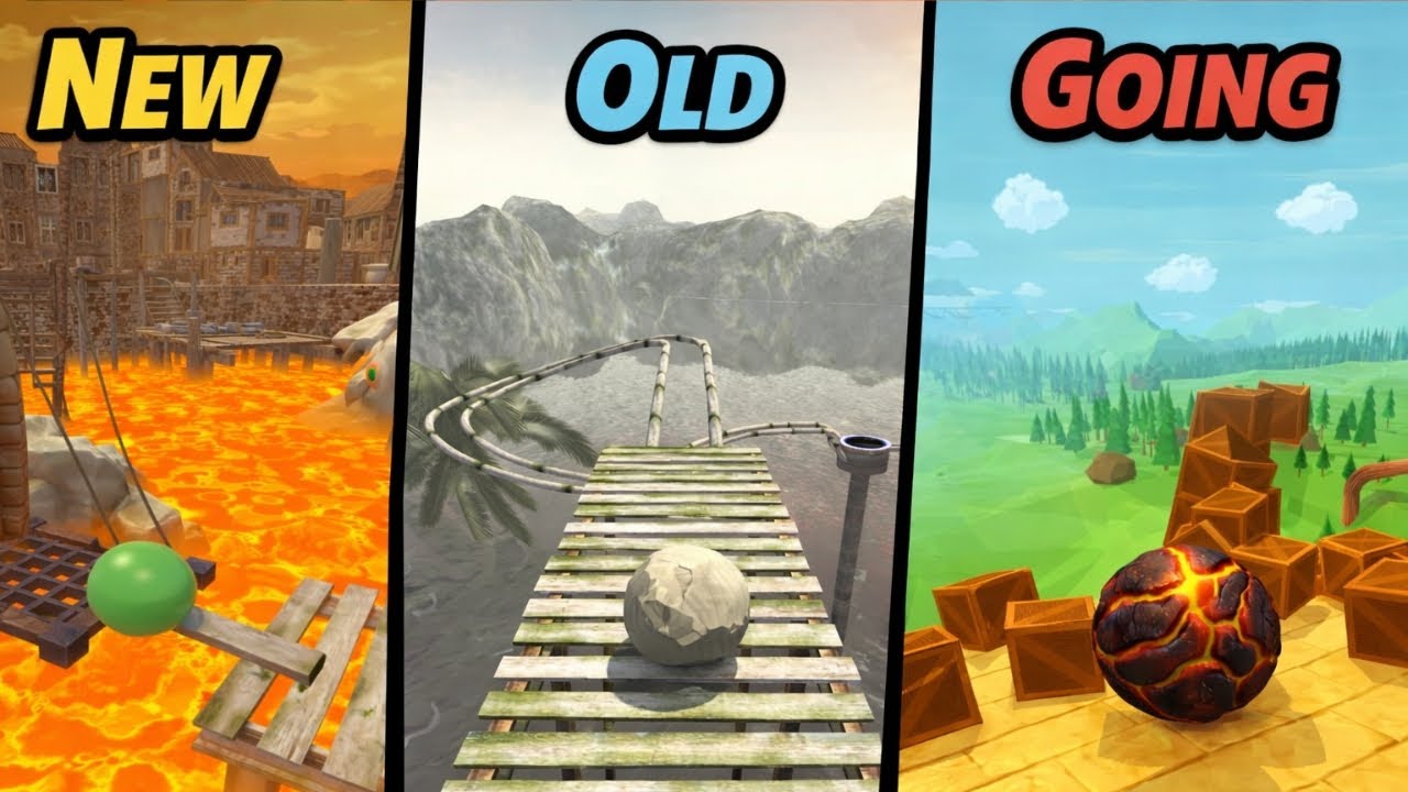 Rollance: Adventure Balls - New vs Old vs Going Balls Gameplay Comparison - Part 3 (iOS, Android)