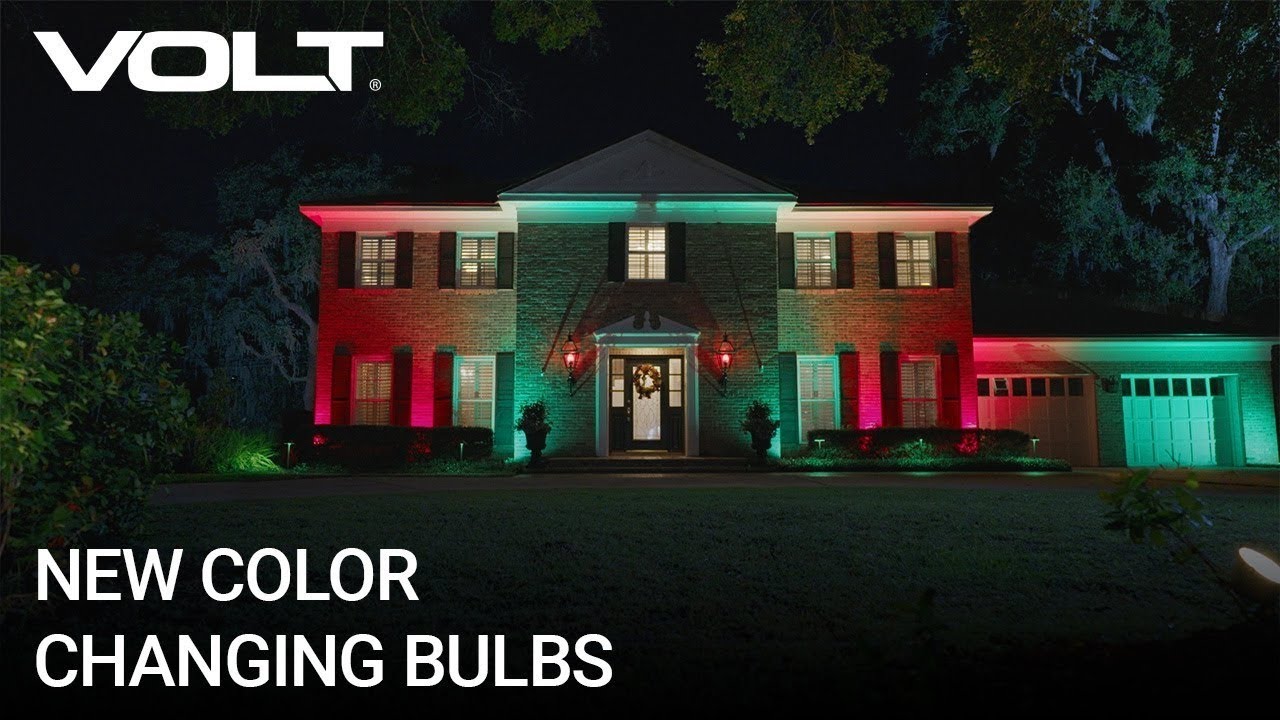 Experience VOLT's New Color Changing Landscape Lighting Bulbs!