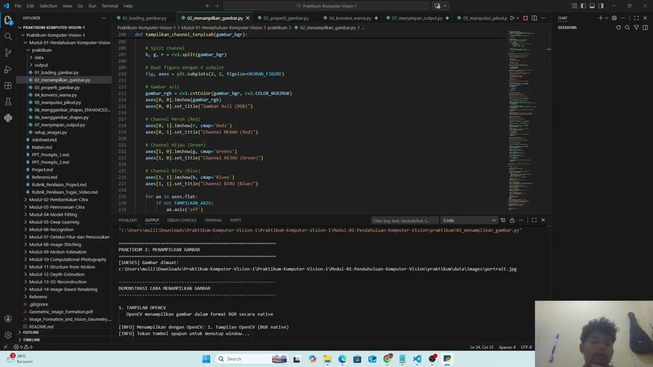 TUGAS 1 MODUL 1 KOMPUTER VISION