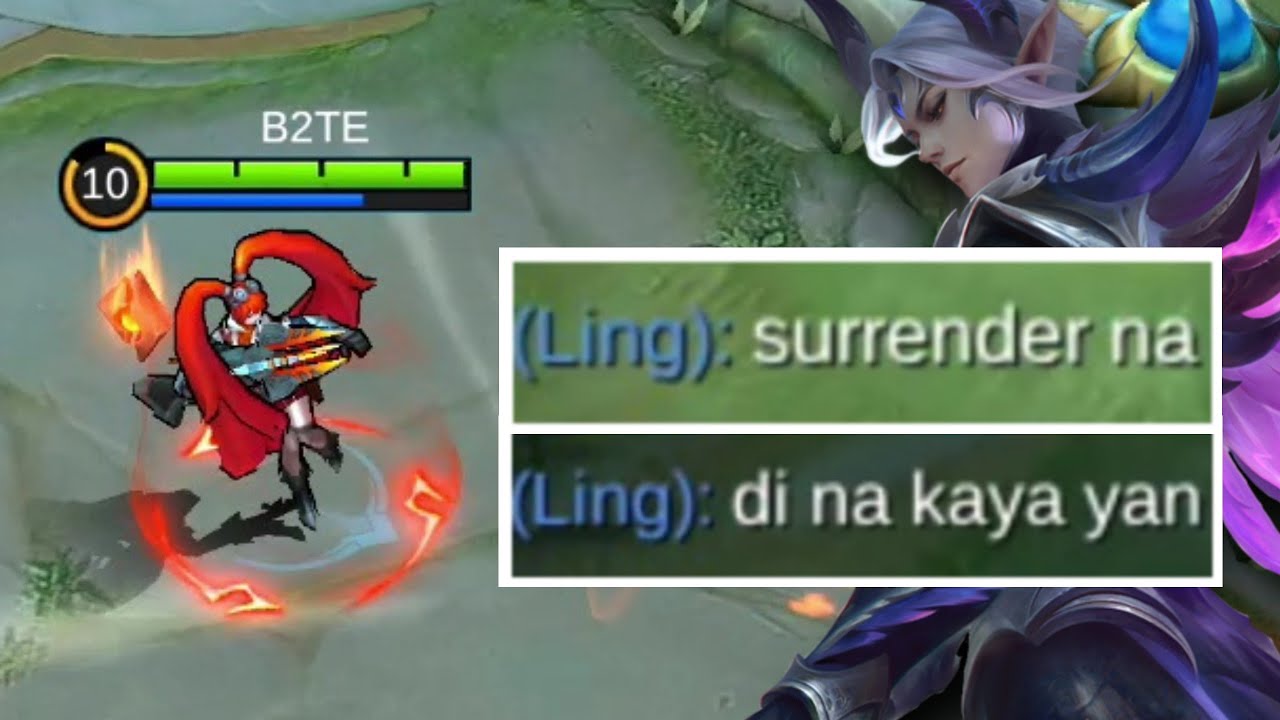 SURRENDER NA DAW SABI NI LING, HINDI NA RAW KAYA MANALO? | MLBB