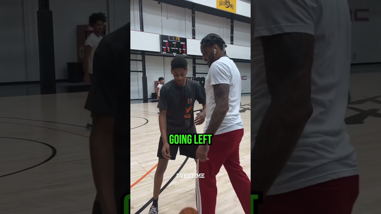 Carmelo Anthony and Son Playing 1 On 1. #carmeloanthony #basketball #1on1 #legacy #speech #shorts