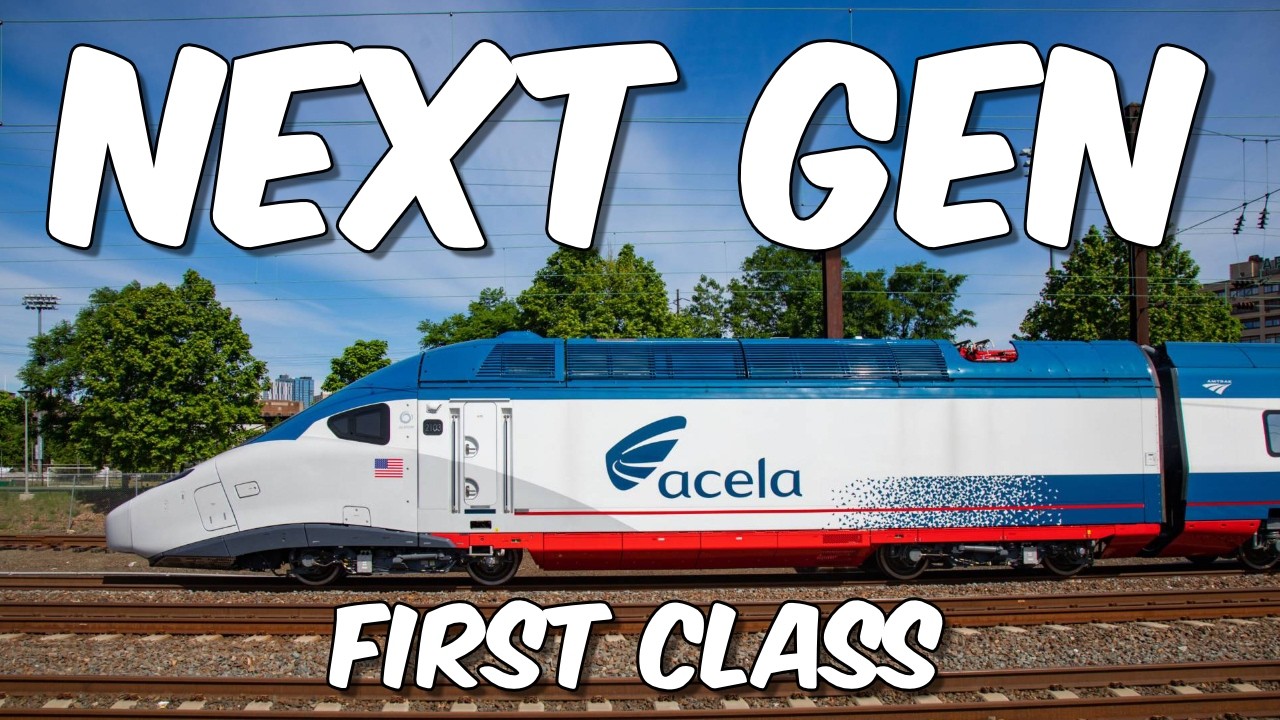 Поездка на самом современном поезде Америки | Acela Next Gen
