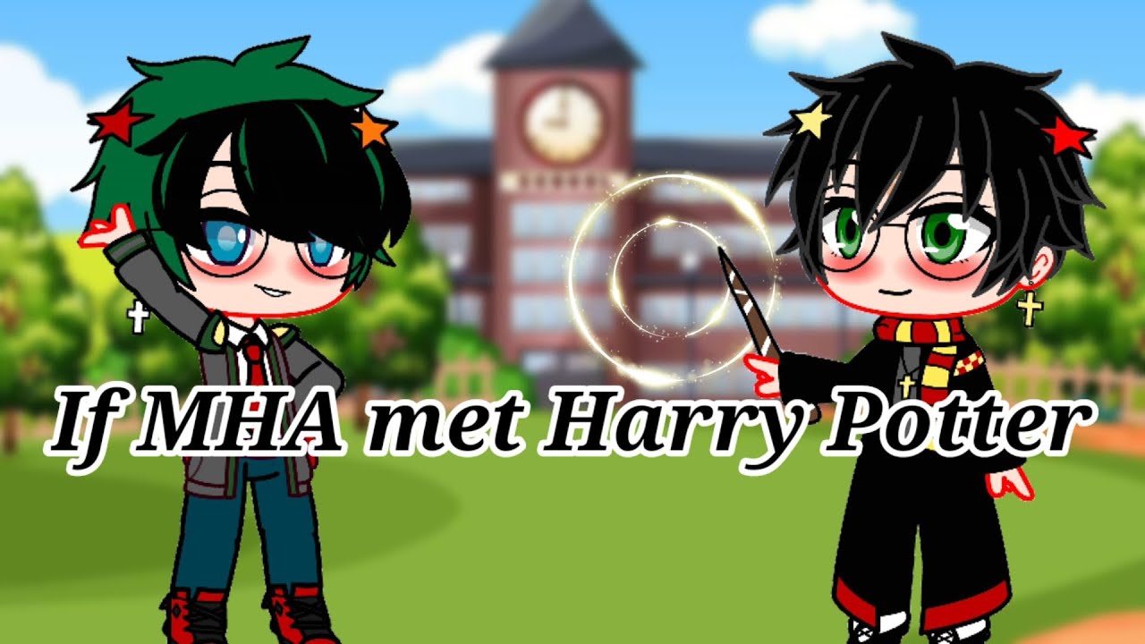 If MHA met Harry Potter||Tdbkdk||Drarry||Gacha Club||Capcut||x.Mushroom_Luna.x