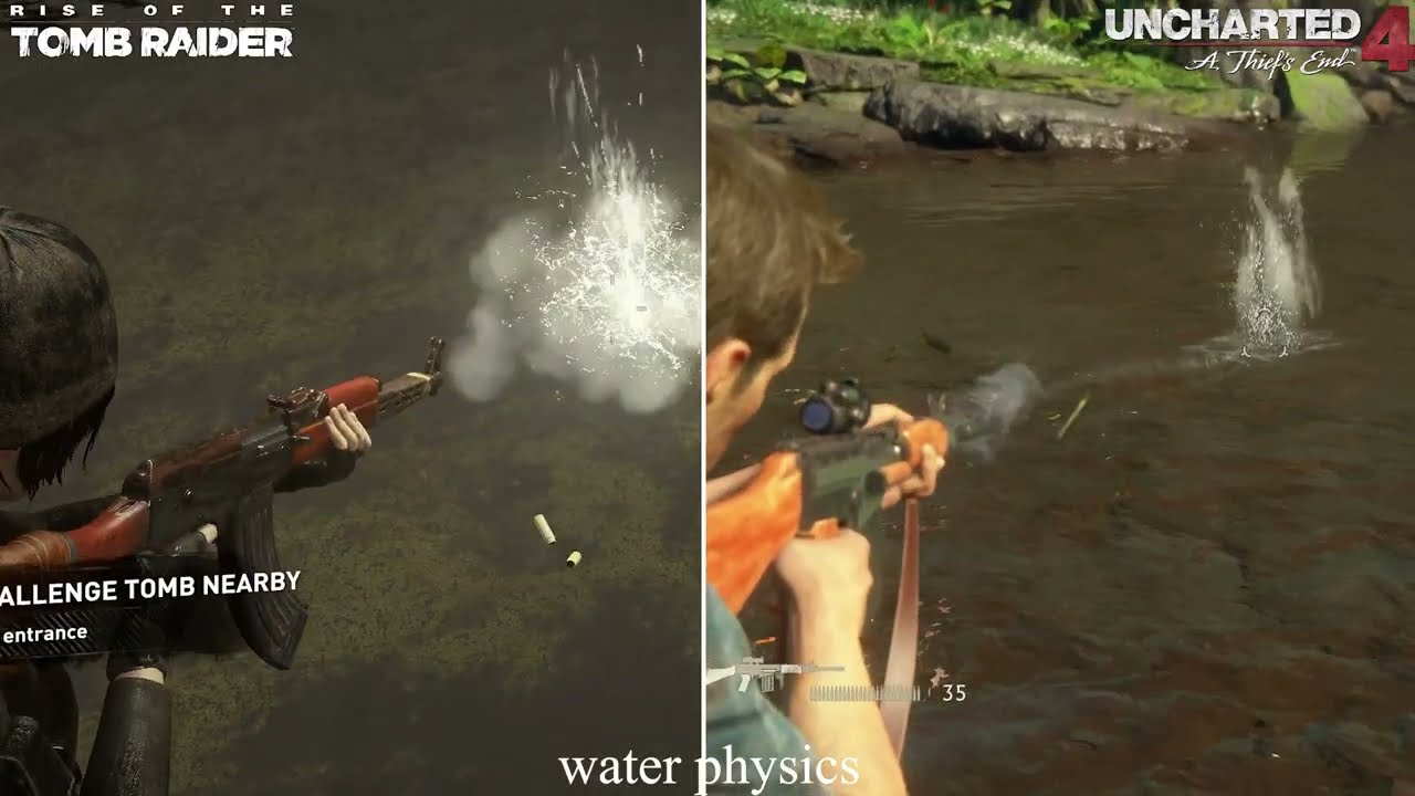 Uncharted 4 Pc Vs Rise Of The Tombe Raider | Comparison
