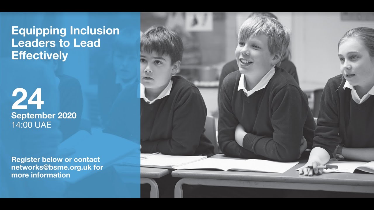 SEND 1: Equipping Inclusion Leaders to Lead Effectively