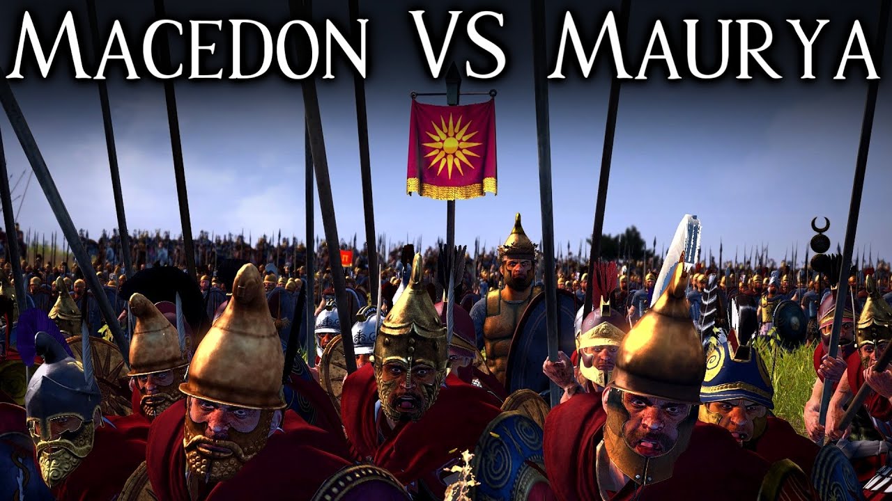 Macedon VS Maurya ⚔️ 1.3  Divide Et Impera Online Battles - Total War Rome 2 - Ep.39
