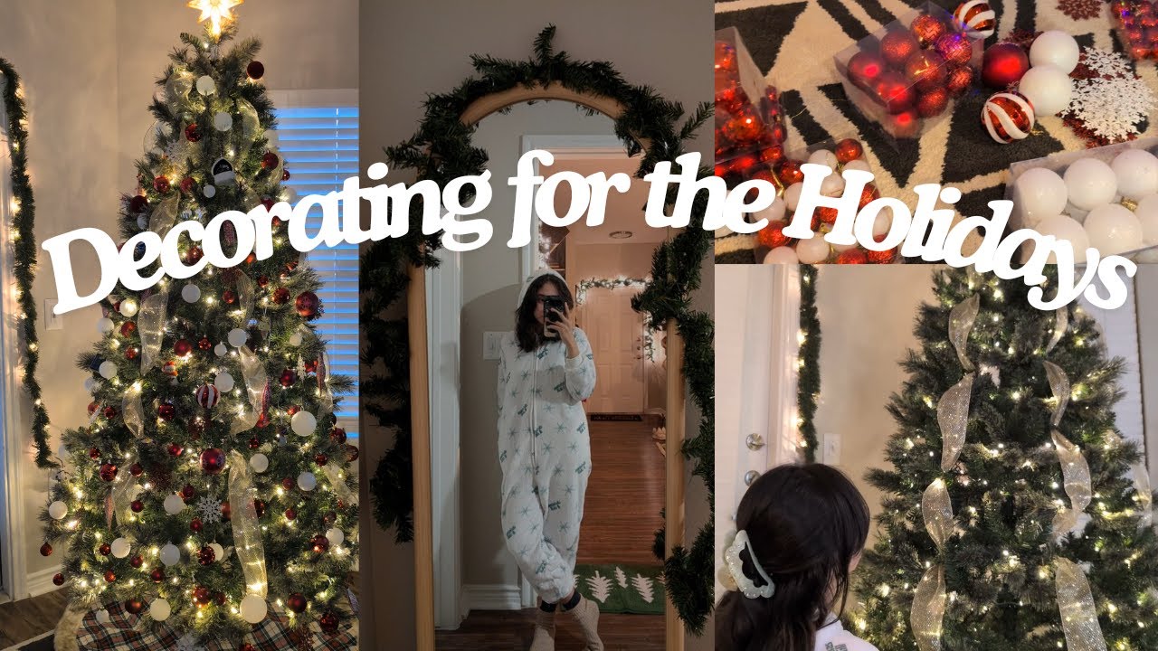 Let's Decorate Our First Apartment for Christmas (decorating for the holidays)