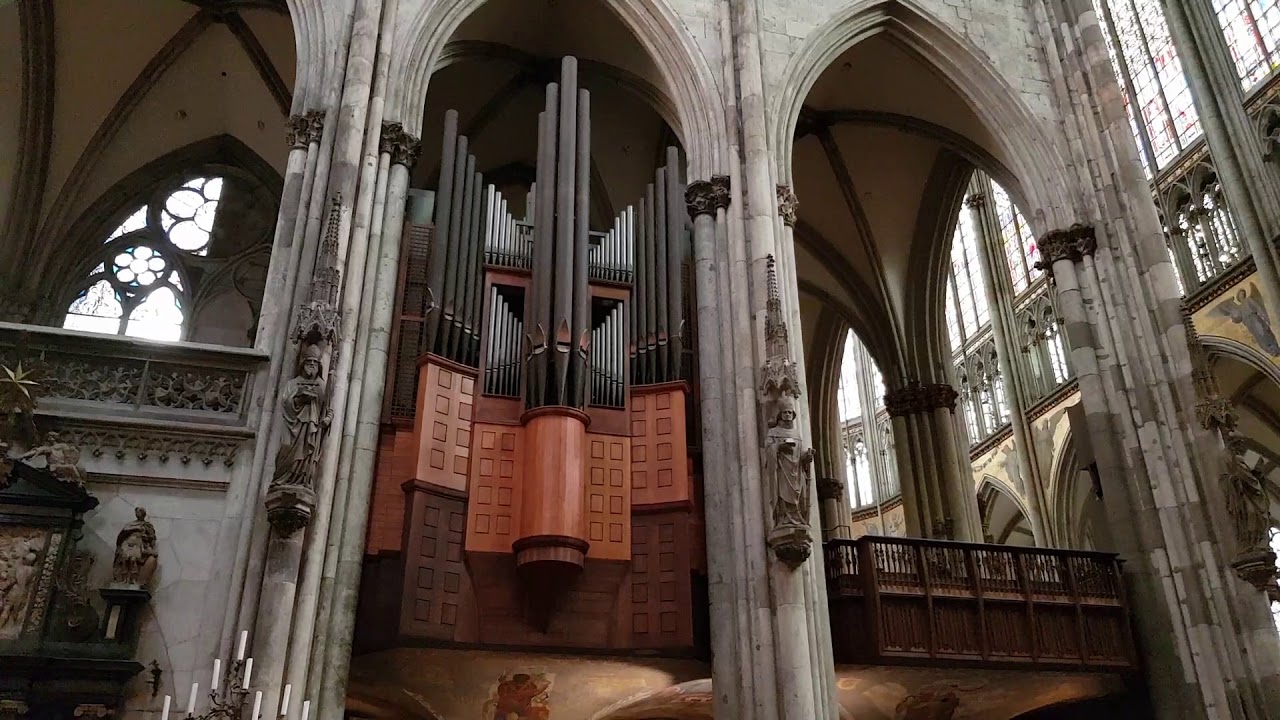 Kölner Dom - wilde Orgel spielt spacige Musik - wunderbar! [Franz Liszt (1811-1886)]