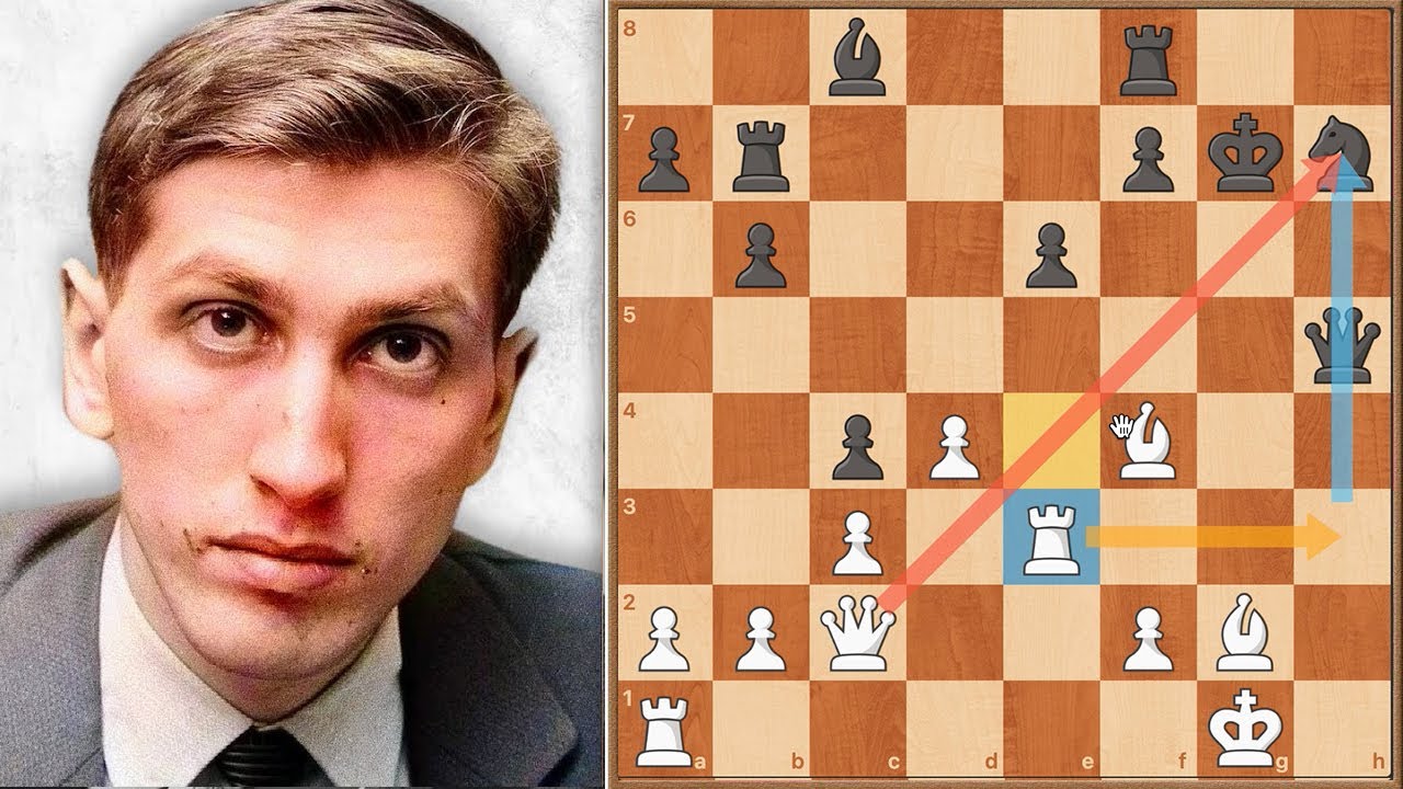 🔥 La partida de Ajedrez más AGRESIVA de Bobby Fischer vs James T Sherwin