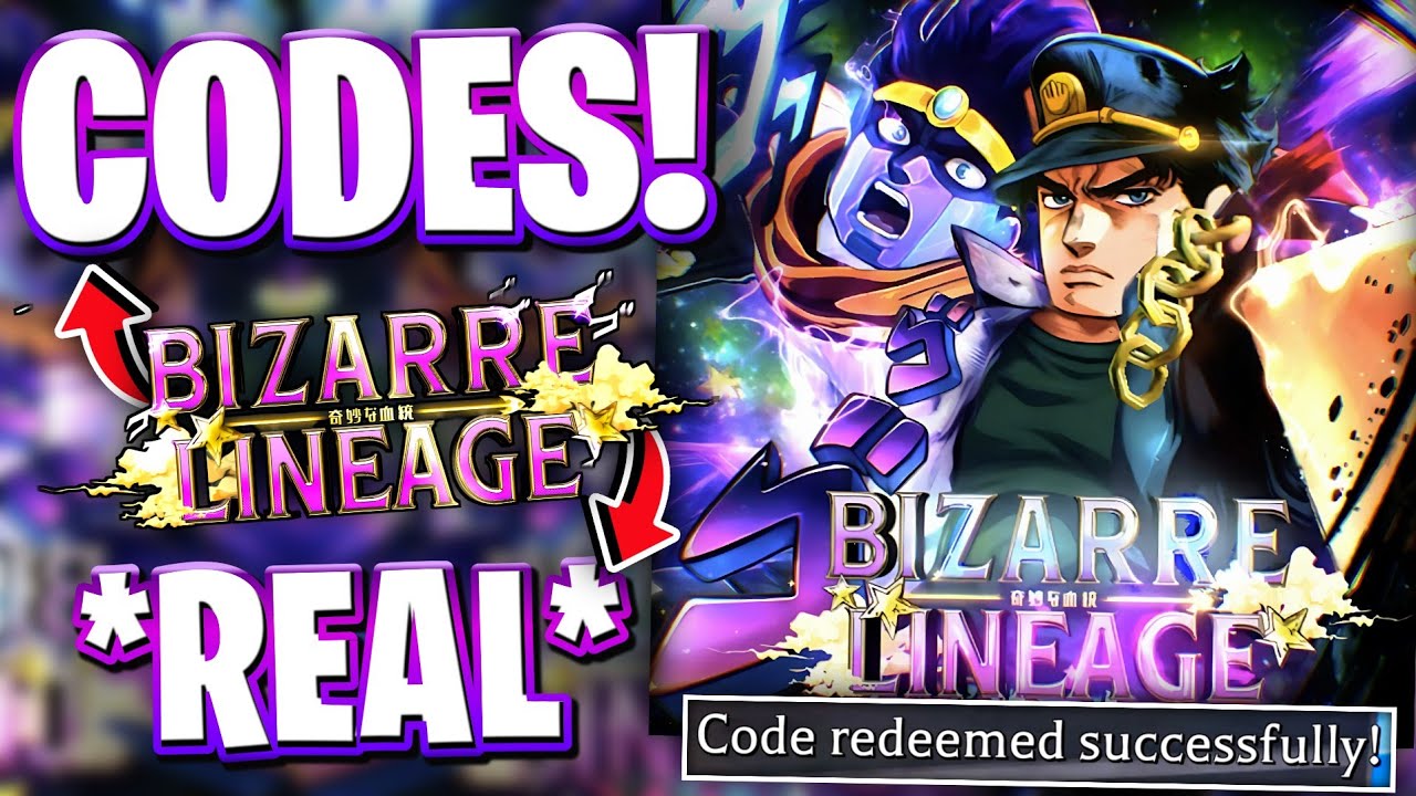 ⚡*REAL* ALL WORKING BIZARRE LINEAGE CODES! NEW CODES FOR BIZARRE LINEAGE ON ROBLOX
