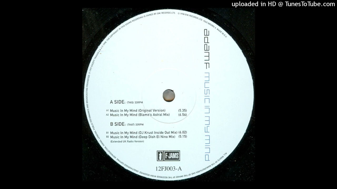 Adam F - Music In My Mind (Original Version)