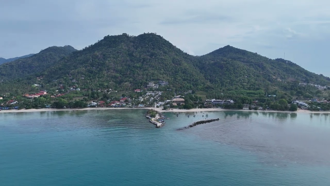 Koh Samui, Lamai Beach May 2024 Drone fly