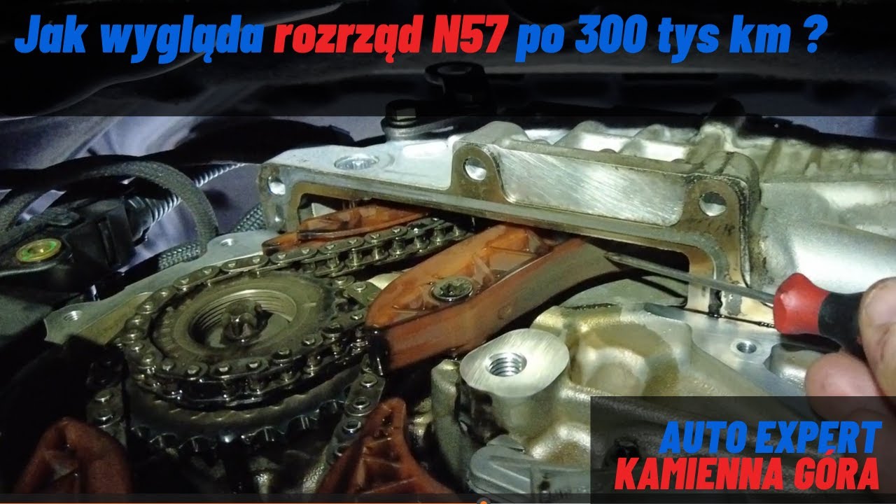Jak wygląda rozrząd N57 w F10 po 300 tys km ? Niespodzianki przy wymianie rozrządu i topowe usterki