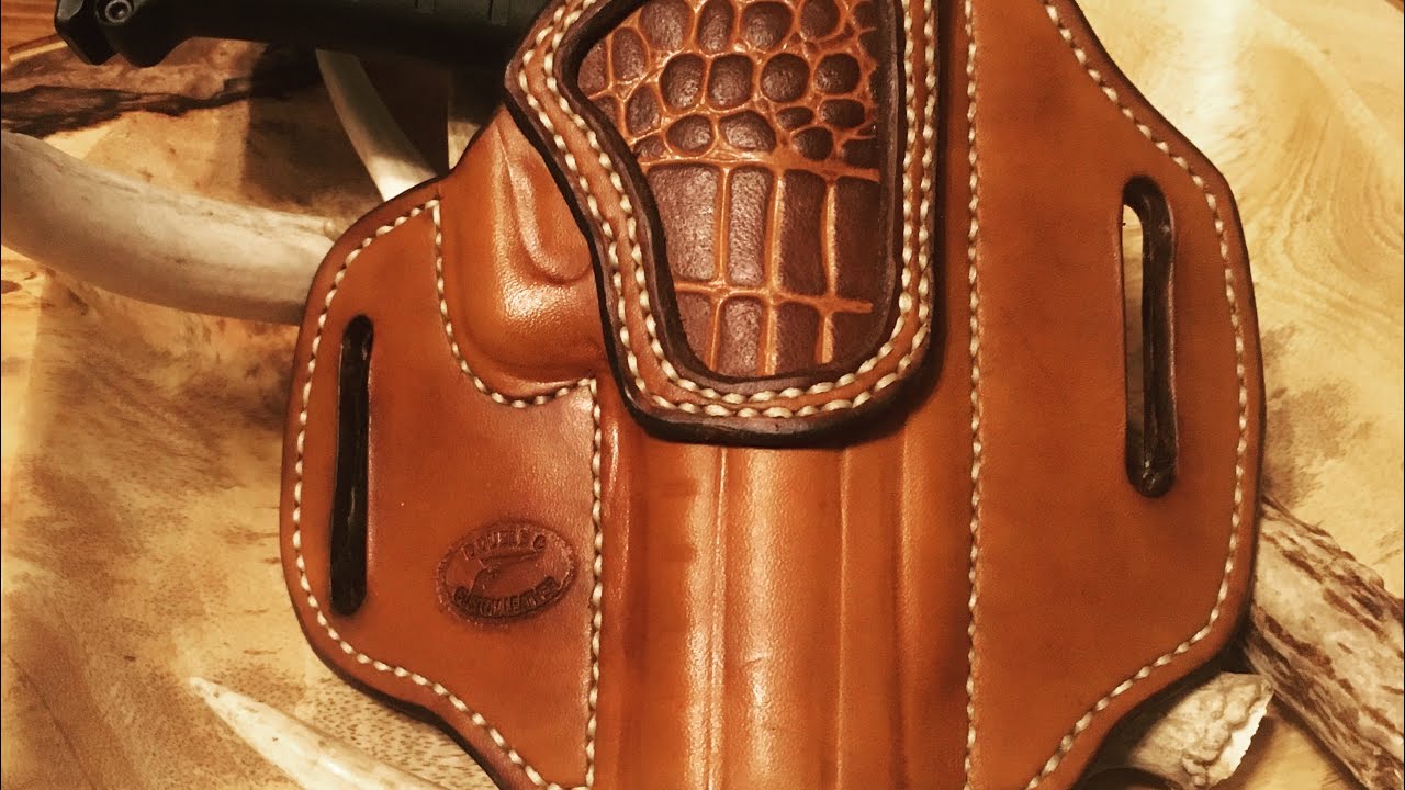 Making a Leather OWB Holster for Keltec PMR30