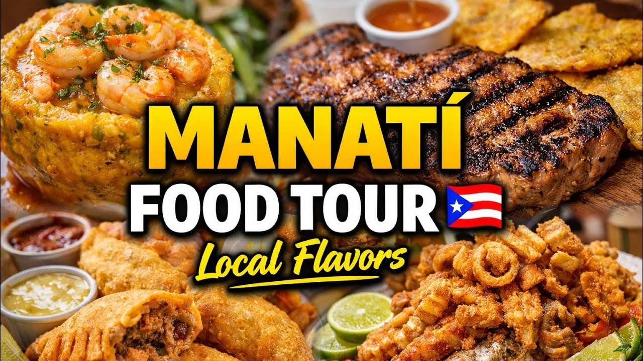 Manatí, Puerto Rico’s BEST Local Food 🇵🇷🍴 | Foodie Travel 2025