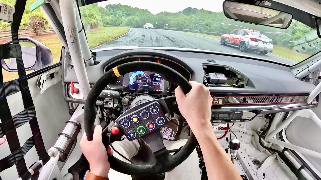 Honda Civic Si FE1 Race Car w/Bridgestone Potenza RE-71RS tires - POV Track Test