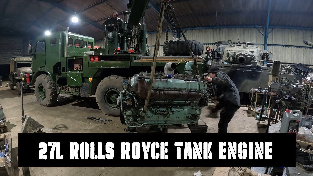Fitting a 27L V12 Rolls Royce Meteor Tank Engine Into Our Centurion AVRE