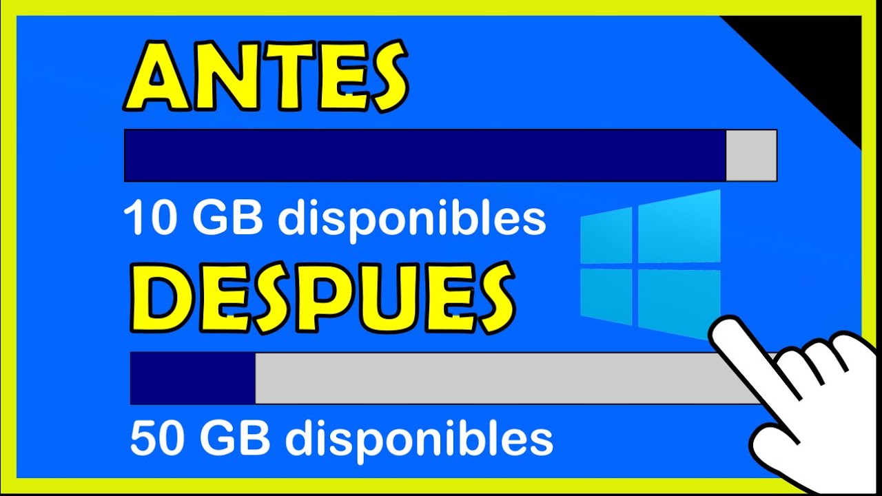 Como liberar ESPACIO en DISCO local C │Windows 10