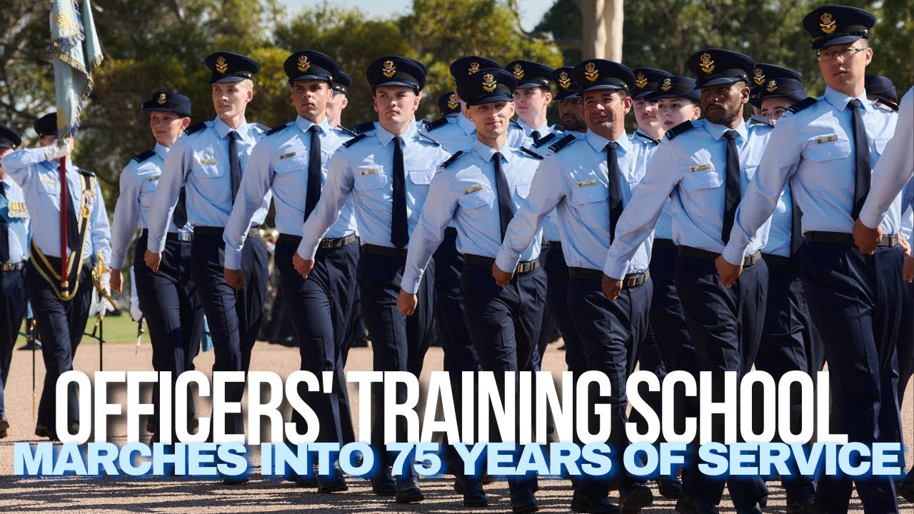 ADF | Officers' Training School Marches into 75 Years of Service
