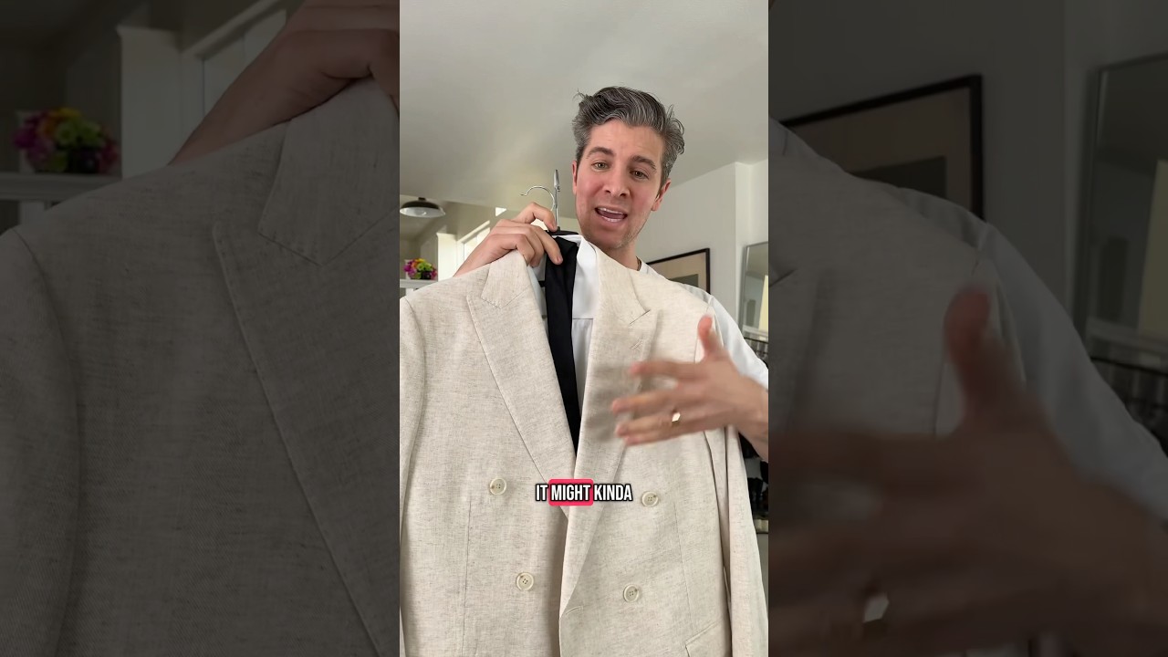 Will a Cream Suit with Black Accents Look Good?!?
