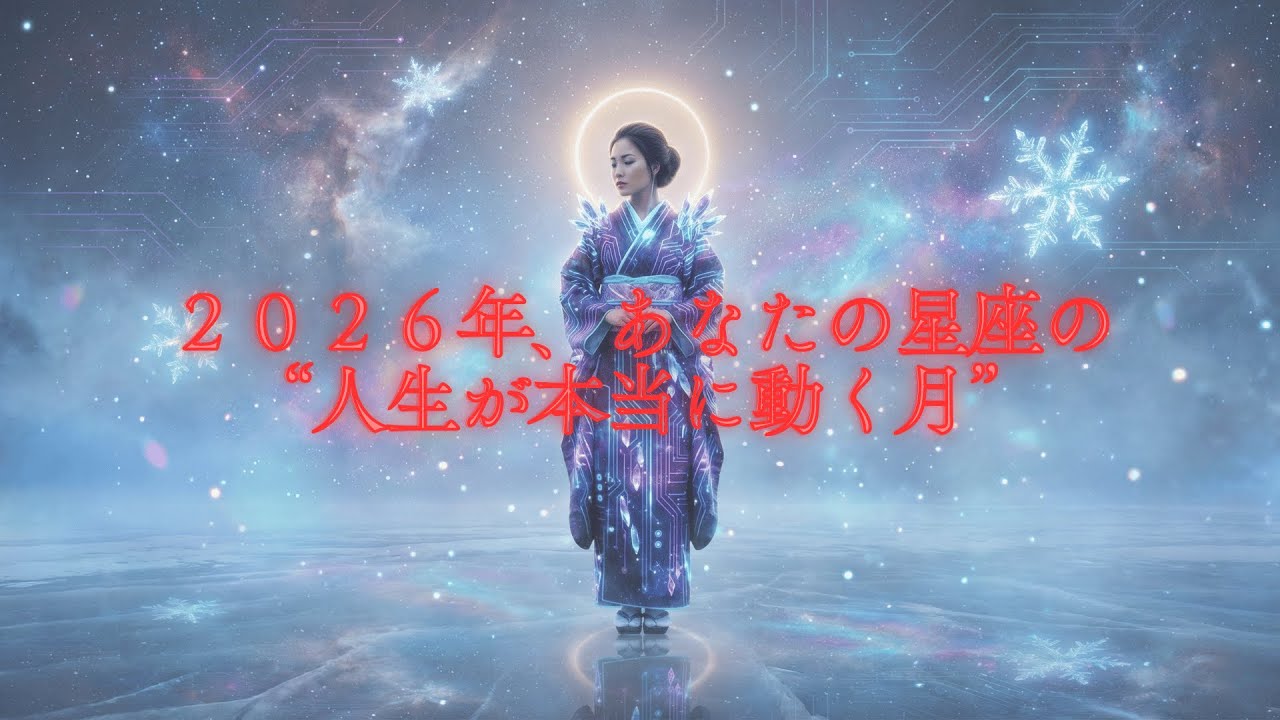 2026年、あなたの星座の“人生が本当に動く月”