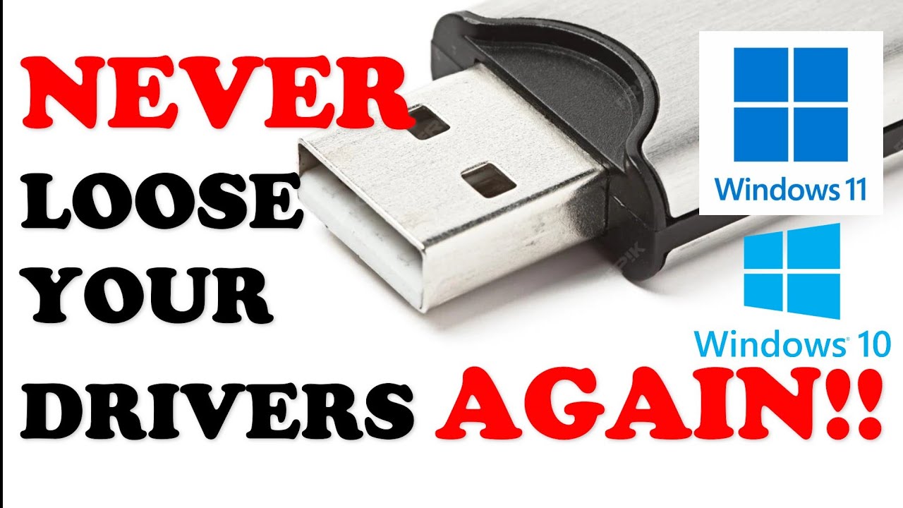 HOW TO BACKUP AND RESTORE DRIVERS IN WINDOWS 10/11 | NEVER LOSE YOUR PC DRIVERS AGAIN