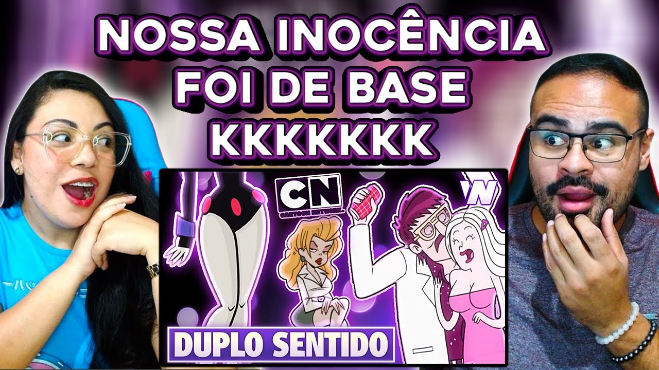 REACT Vício Nerd | Momentos / Piadas ADULTAS em DESENHOS (Cartoon Network) 😳👄