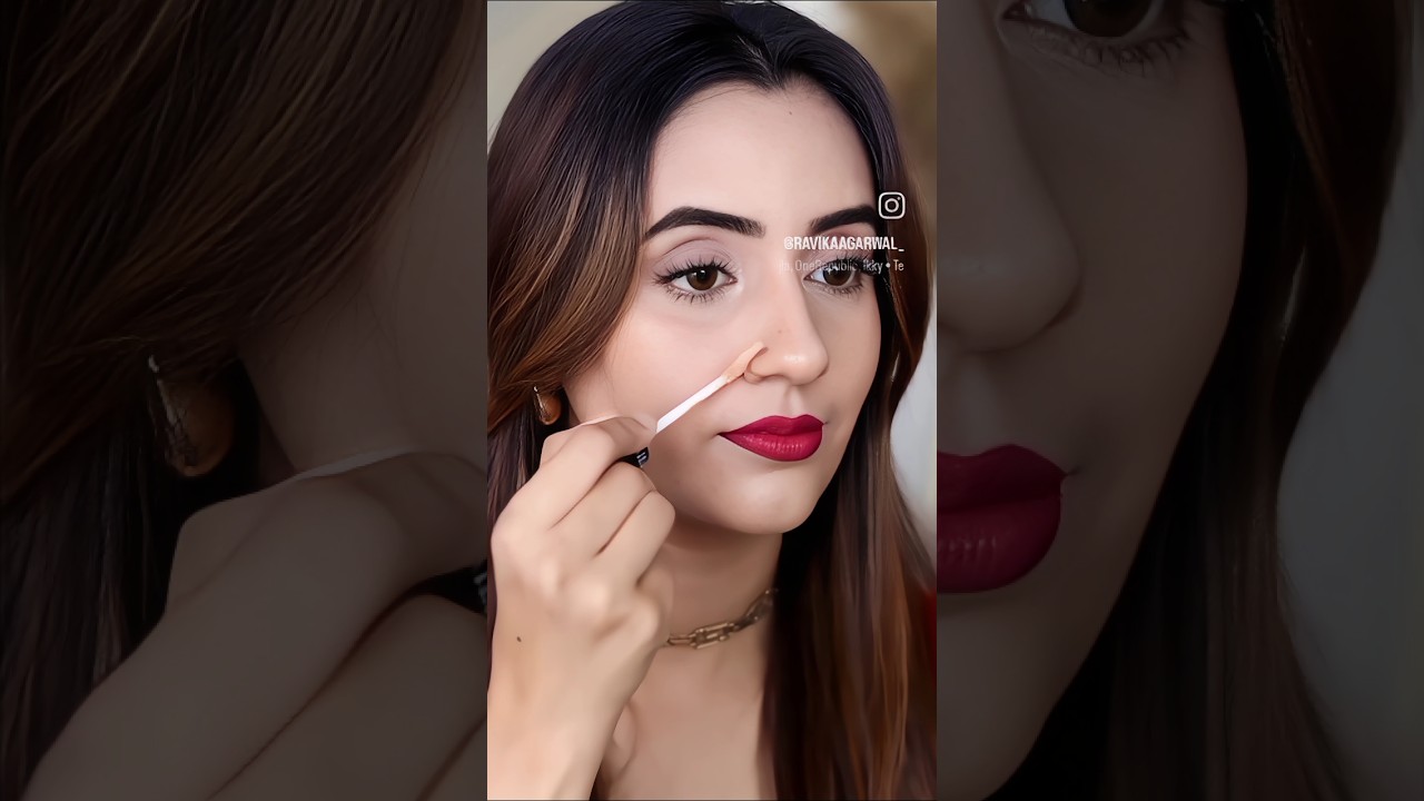 Viral Nose 👃 contouring hack