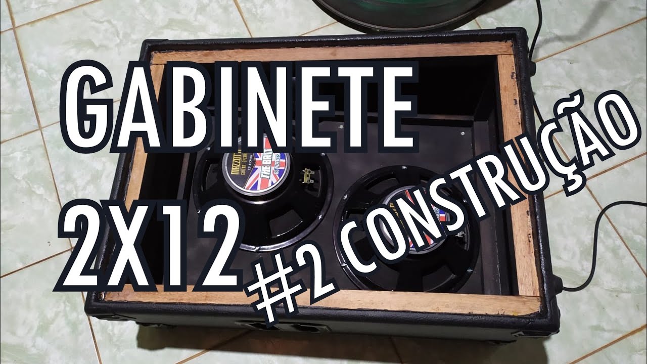 Construindo um gabinete 2x12 de guitarra: #2 CONSTRUÇÂO